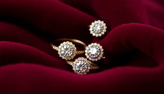 Explore the Enchantment of Halo Bridal Rings and Center Stone Brilliance