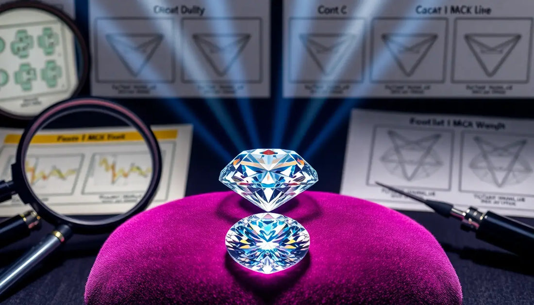 Unveiling the Allure of Well-cut Diamonds Through Color Grading Scale