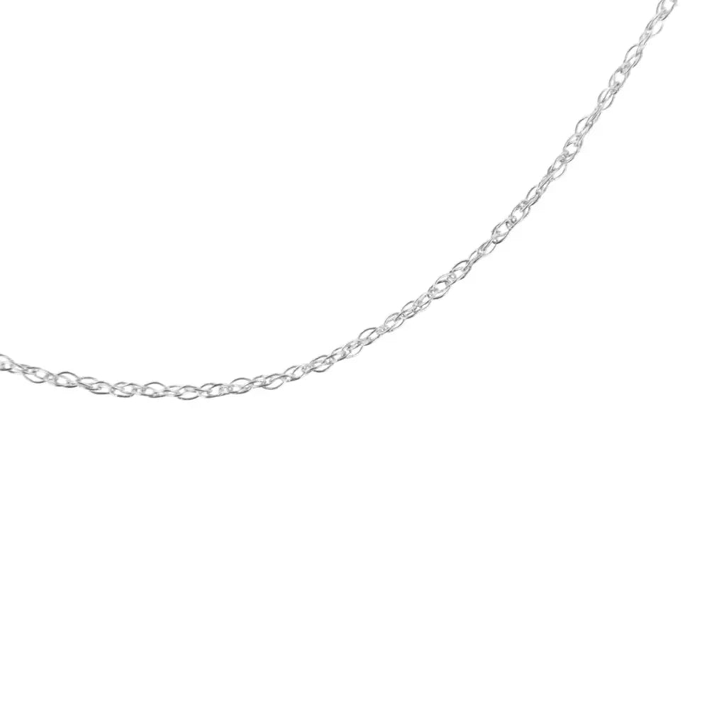 10k Gold 0.5 Mm Slender & Dainty Fine Rope Chain Necklace - Jewelry us Direct