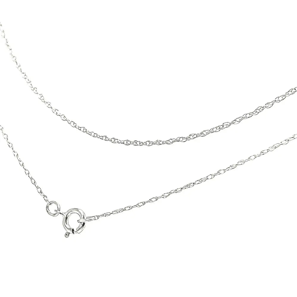 10k Gold 0.5 Mm Slender & Dainty Fine Rope Chain Necklace - Jewelry us Direct