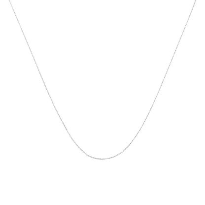 10k Gold 0.5 Mm Slender & Dainty Fine Rope Chain Necklace - Jewelry us Direct