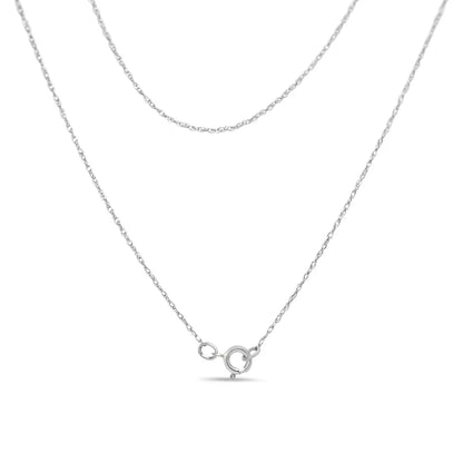 10k Gold 1/2 Cttw Round Brilliant Cut Diamond Cross Pendant Necklace with Box Chain (i-j Color I1-i2 Clarity)