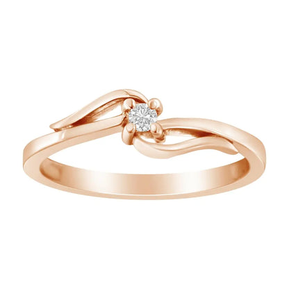 10k Gold Diamond Promise Ring (1/20 Cttw H-i Color I1-i2 Clarity) - Fine Jewelry us Direct