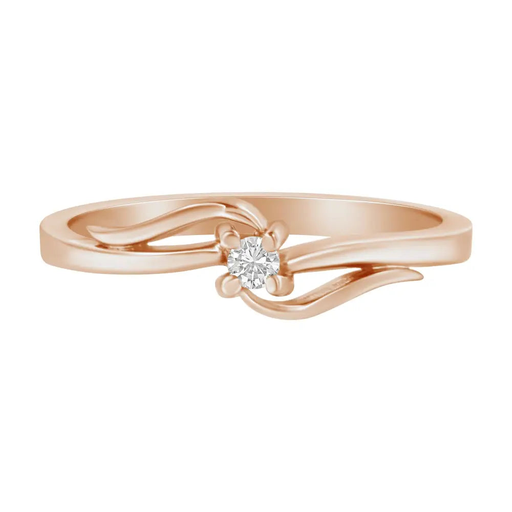 10k Gold Diamond Promise Ring (1/20 Cttw H-i Color I1-i2 Clarity) - Fine Jewelry us Direct