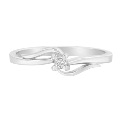 10k Gold Diamond Promise Ring (1/20 Cttw H-i Color I1-i2 Clarity) - Fine Jewelry us Direct