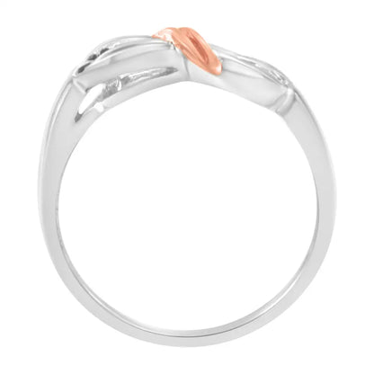 10k Rose Gold Over.925 Sterling Silver Infinity Ring - Fine Jewelry us Direct