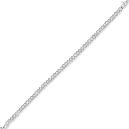 10k White Gold Diamond Tennis Bracelet (3 Cttw H-i Color Si1-si2 Clarity) - Fine Jewelry us Direct