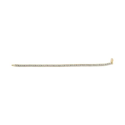 10k Yellow Gold 1.00 Cttw Diamond Channel Set Style 7’’ Tennis Bracelet (h-i Color I1-i2 Clarity) - 7 - Fine