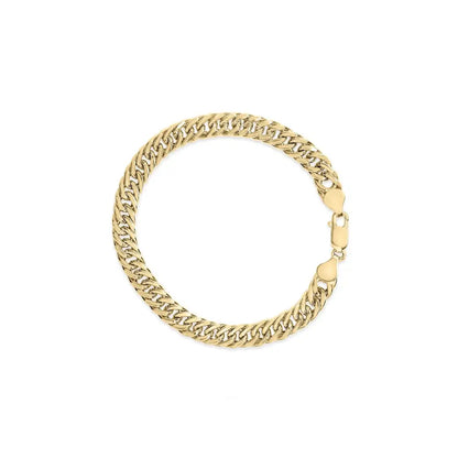 10k Yellow Gold Cuban Link Bracelet - 8.5 Inches - Fine Jewelry us Direct