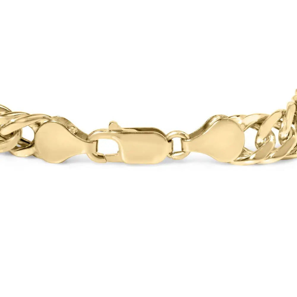 10k Yellow Gold Cuban Link Bracelet - 8.5 Inches - Fine Jewelry us Direct