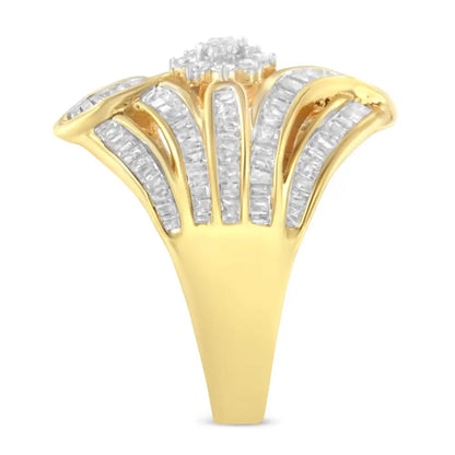 10k Yellow Gold Diamond Ring (1 Cttw I-j Color I2-i3 Clarity) - Fine Jewelry us Direct