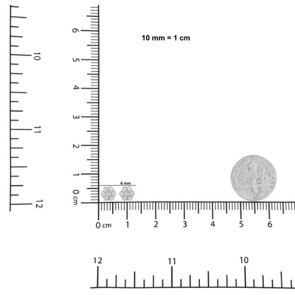 14k White Gold 1 1/2 Cttw Prong Set Round-cut Diamond Floral Cluster Stud Earrings (i-j Color Si1-si2 Clarity) - Fine