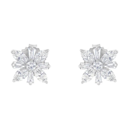 14k White Gold 1 1/4 Cttw Diamond Stud Earring (h-i Si1-si2) - Fine Jewelry us Direct