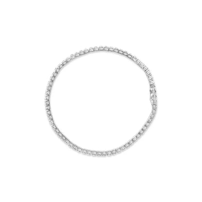 14k White Gold Classic Lab-grown Diamond Tennis Bracelet (f-g Color Vs2-si1 Clarity) - 7’’ Inches - Fine Jewelry