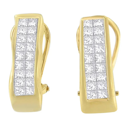 14k Yellow Gold 1 Cttw Diamond Stud Earrings (g-h Vs1-vs2) - Fine Jewelry us Direct