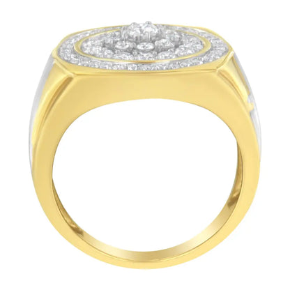 14k Yellow Gold Round-cut Diamond Ring (1 1/2 Cttw H-i Color Si2-i1 Clarity) - Fine Jewelry us Direct