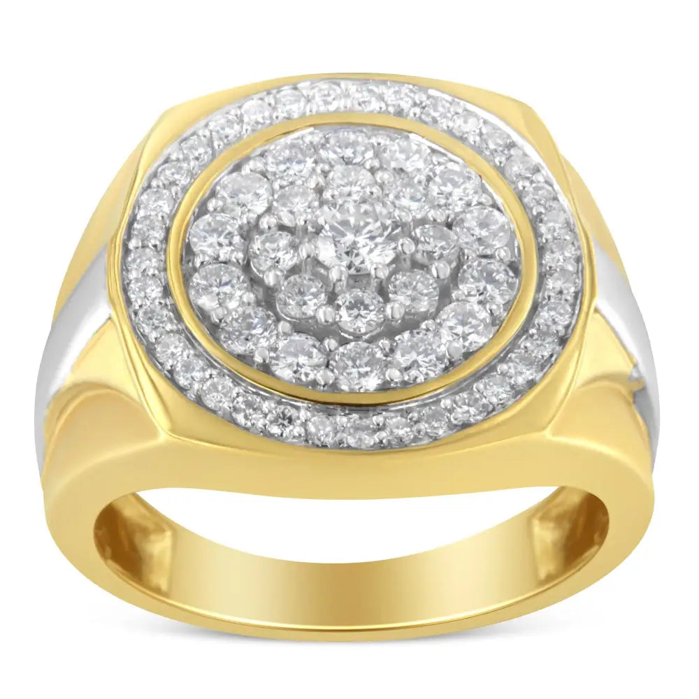 14k Yellow Gold Round-cut Diamond Ring (1 1/2 Cttw H-i Color Si2-i1 Clarity) - Fine Jewelry us Direct