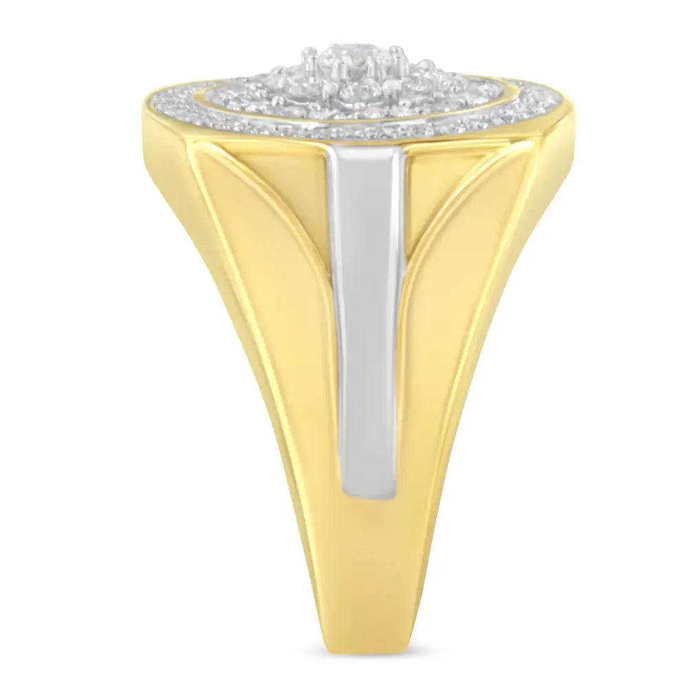 14k Yellow Gold Round-cut Diamond Ring (1 1/2 Cttw H-i Color Si2-i1 Clarity) - Fine Jewelry us Direct