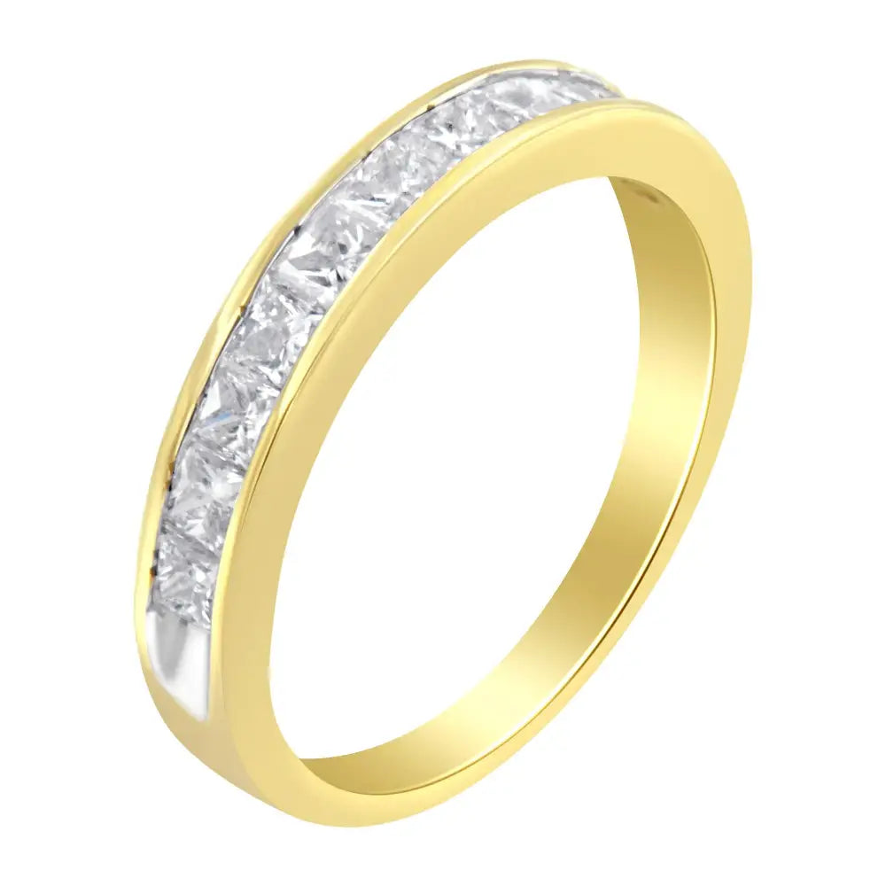 14kt Yellow Gold Diamond Channel Band Ring (1 Cttw H-i Color Si2-i1 Clarity) - 5 - Fine Jewelry us Direct