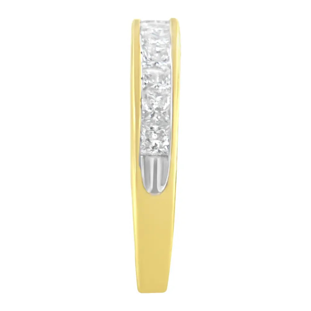 14kt Yellow Gold Diamond Channel Band Ring (1 Cttw H-i Color Si2-i1 Clarity) - 5 - Fine Jewelry us Direct