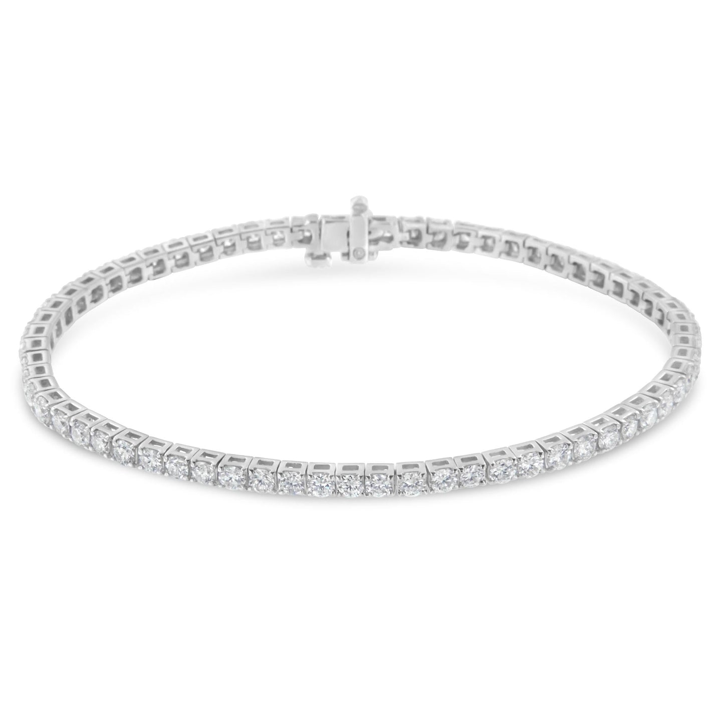 IGI Certified Diamond 14K White Gold Classic 7” Tennis Bracelet - Choice