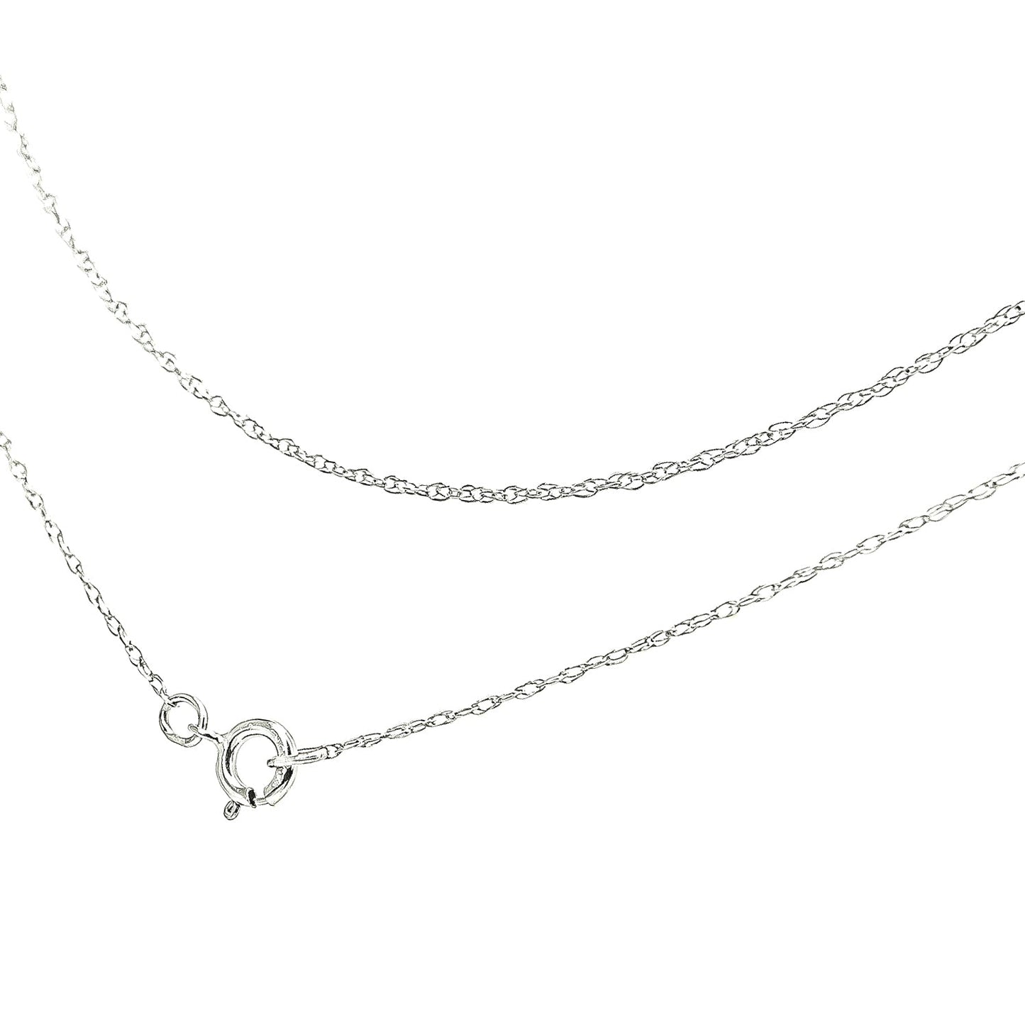 10K Gold 0.5 mm Slender & Dainty Fine Rope Chain Necklace - Chains/Chains/Chains