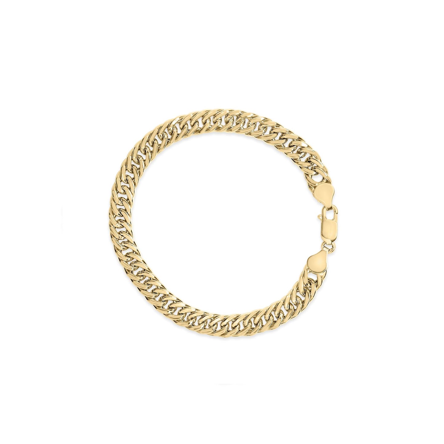 10K Yellow Gold Cuban Link Bracelet - 8.5 Inches - Bracelets/Bracelet/Link