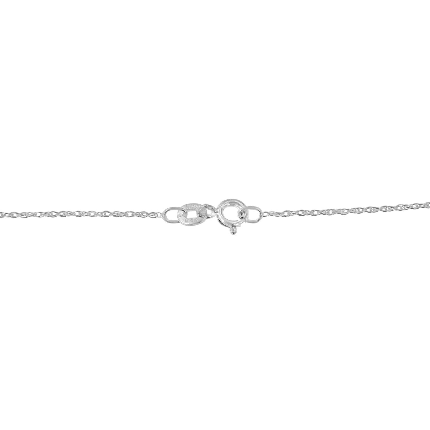 .925 Sterling Silver 1/4 cttw Diamond Infinity Pendant Necklace (I-J I2-I3)