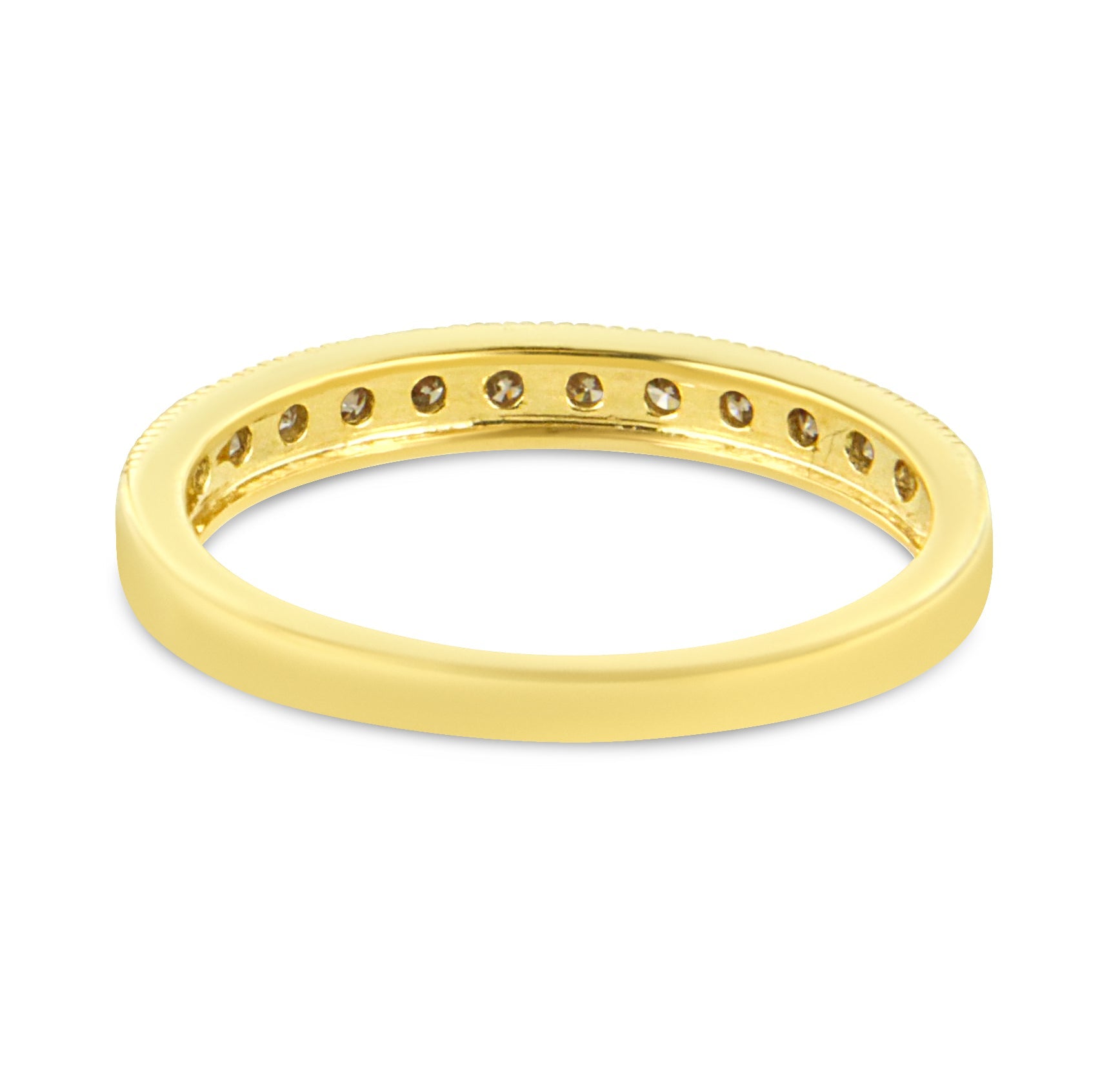 10K Yellow Gold Plated.925 Sterling Silver 1/4 Cttw Champagne Diamond 11 Stone