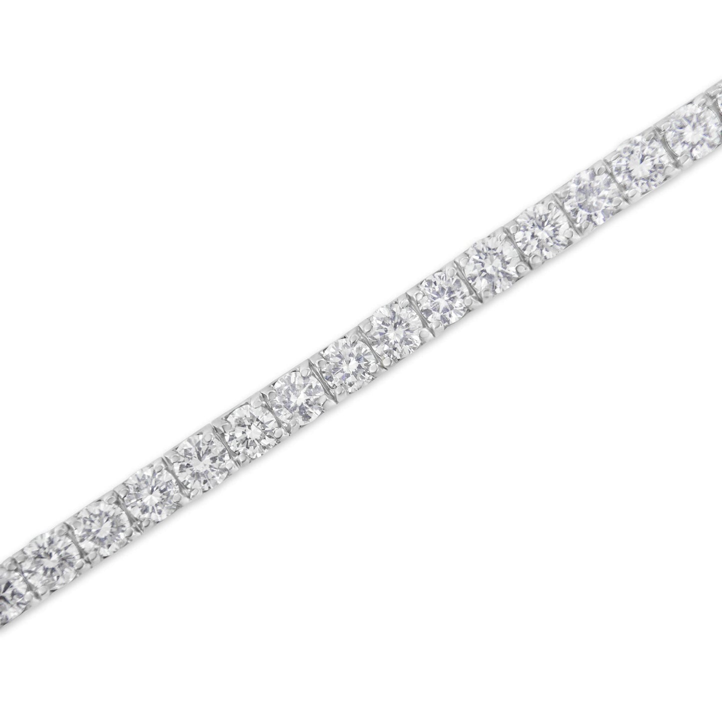 IGI Certified Diamond 14K White Gold Classic 7” Tennis Bracelet - Choice