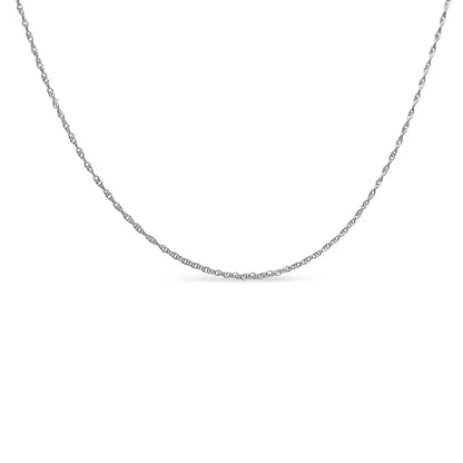 .925 Sterling Silver 1/10 Cttw Diamond Lock Pendant 18’’ Necklace (h-i Color I1-i2 Clarity) - Fine Jewelry us Direct