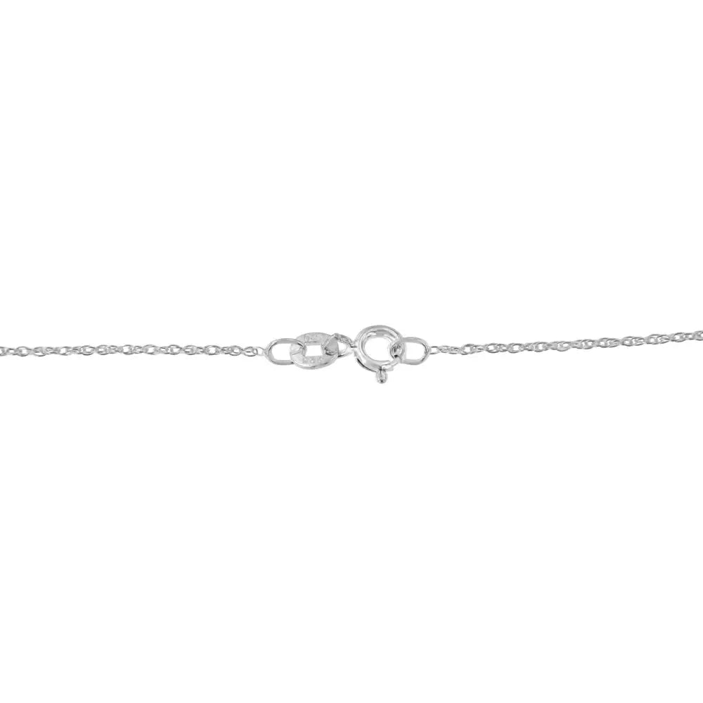 .925 Sterling Silver 1/4 Cttw Diamond Infinity Pendant Necklace (i-j I2-i3) - Fine Jewelry us Direct