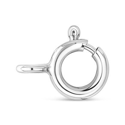 .925 Sterling Silver 1/4 Cttw Diamond Swirl Shape Pendant Necklace (i-j I2-i3) - Fine Jewelry us Direct