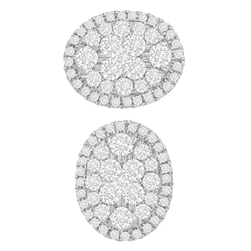 Exquisite 14k Yellow Gold Cttw Round Cut Diamond Earrings - Earrings/earrings/