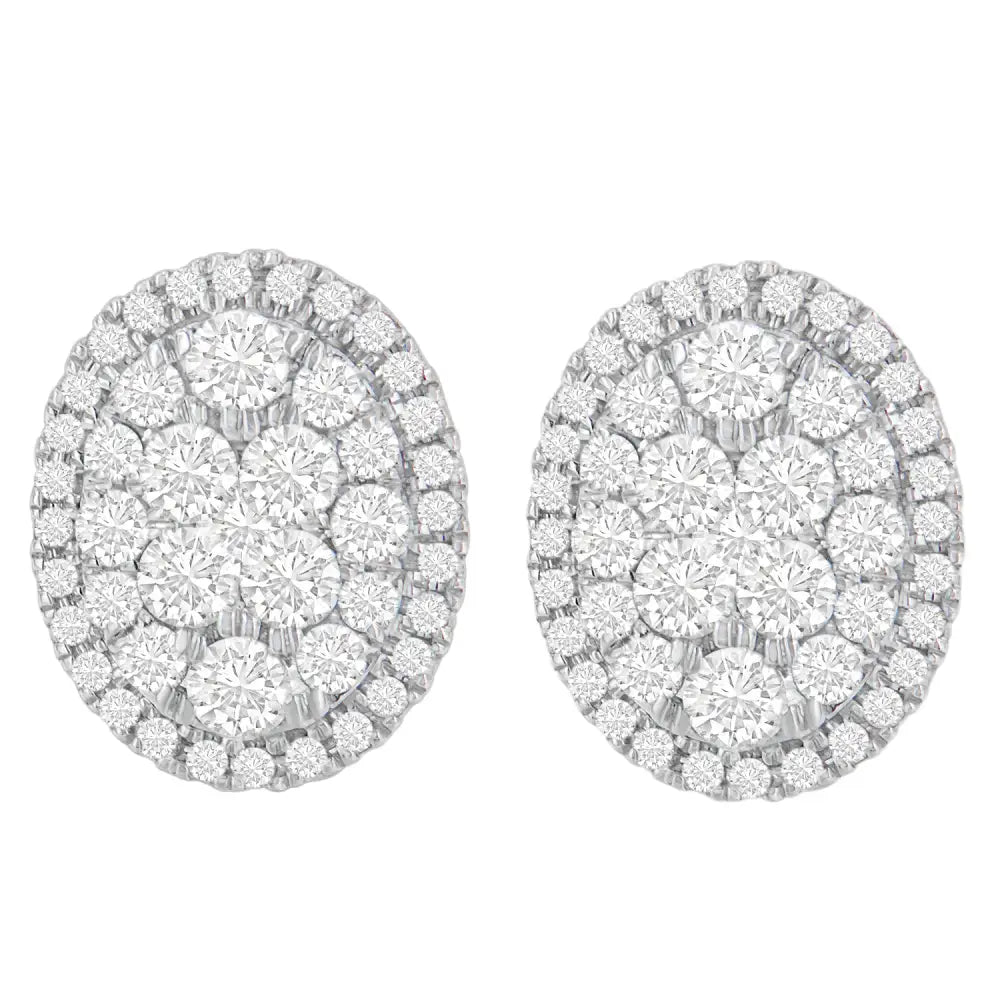 Exquisite 14k Yellow Gold Cttw Round Cut Diamond Earrings - Earrings/earrings/