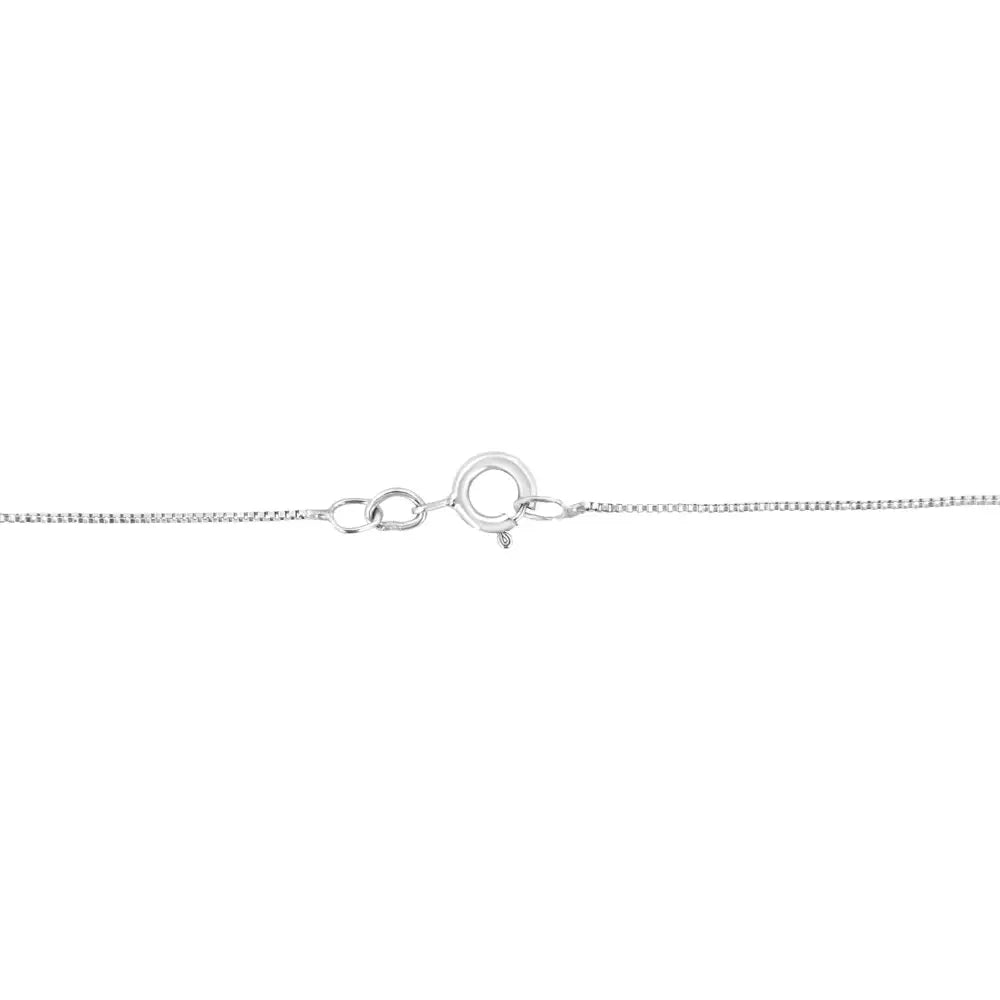 Exquisite Diamond Open Heart Pendant Necklace in Sterling Silver