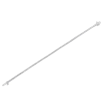 Igi Certified Diamond 14k White Gold Classic 7” Tennis Bracelet - Choice of Carat Weights - Fine Jewelry us Direct