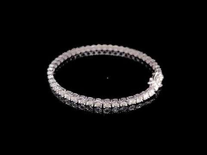 Sterling Silver 1.0 Cttw Diamond Miracle Tennis Bracelet - Elegant & Sparkling